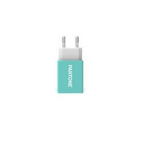 photo Mains Charger with USB Port - 2A - Fast Charge - Cyan Blue 1